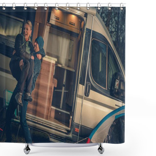 Personality  Happy Couples And The RV Shower Curtains