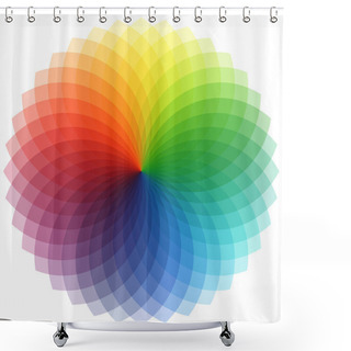 Personality  Spectral Flower Shower Curtains