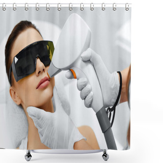 Personality  Face Care. Facial Laser Hair Removal. Epilation. Smooth Skin.  Shower Curtains