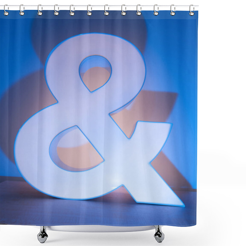 Personality  Ampersand Light Shower Curtains