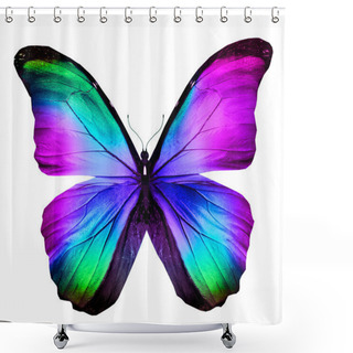 Personality  Colorful Butterfly Shower Curtains