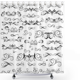 Personality  Design Elements Shower Curtains