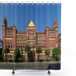Personality  British Colonial Palace In Yangon, Myanmar. Shower Curtains