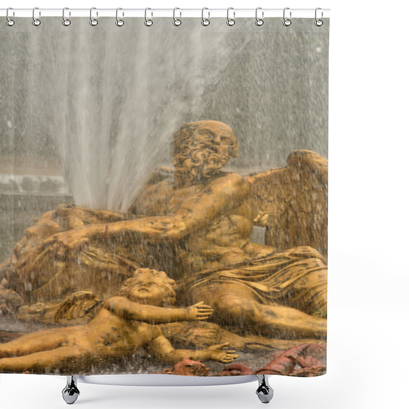 Personality  France, A Fountain In The Versailles Palace Park Shower Curtains