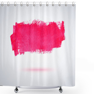 Personality  Grunge Brush Strokes. Shower Curtains