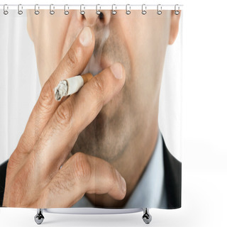 Personality  Smoker Shower Curtains