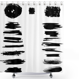 Personality  Ink Blots Stroke Shower Curtains