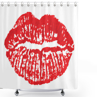 Personality  Lips Mark Shower Curtains