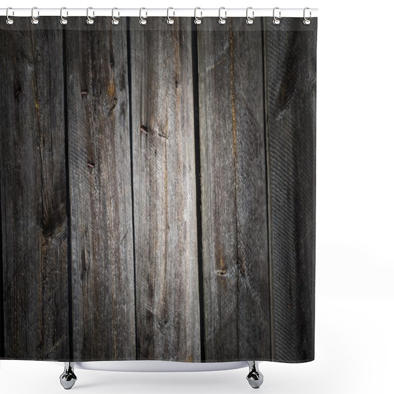 Personality  Old Wooden Planks Shower Curtains