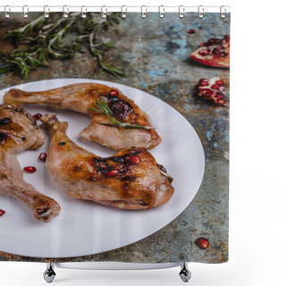 Personality  Grilled Chicken Shower Curtains