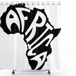 Personality  Africa In Africa Shower Curtains