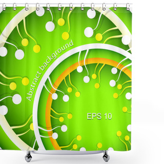 Personality  Vector Abstract Spring Background Shower Curtains