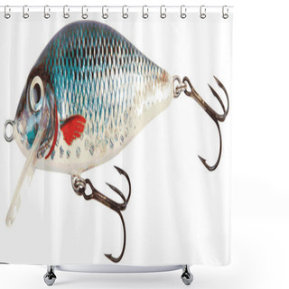 Personality  Fishing Lure Shower Curtains