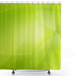 Personality  Green Abstract Background Shower Curtains