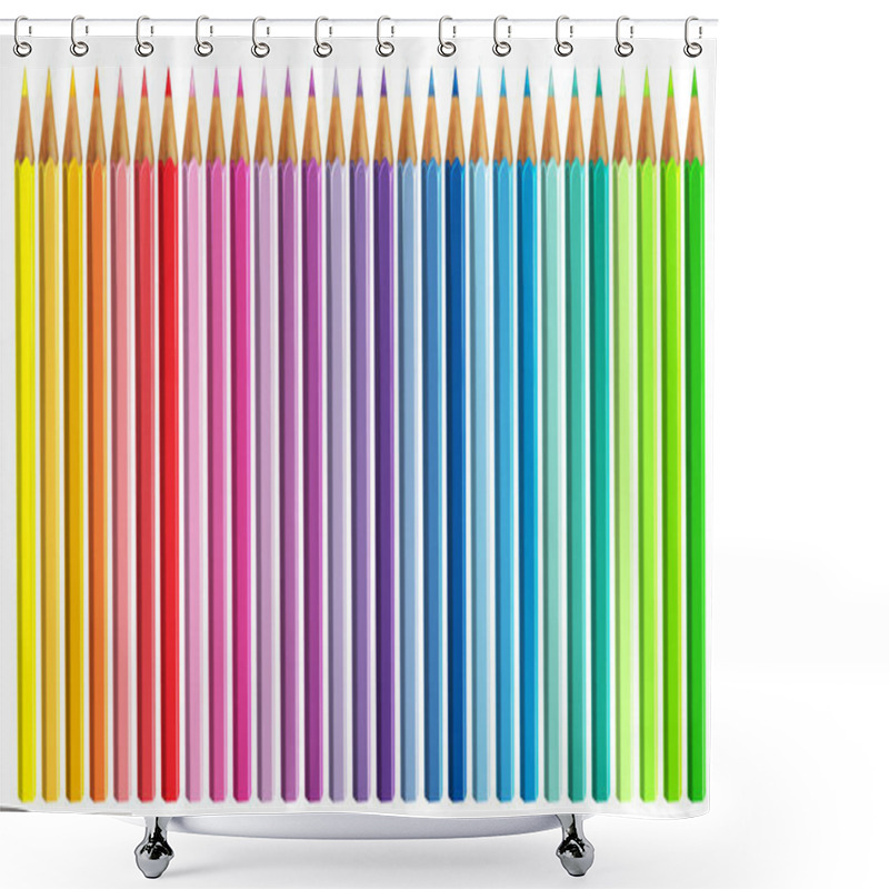Personality  Coloured pencils shower curtains