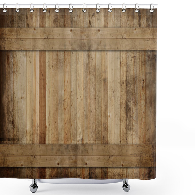 Personality  Cedar panel shower curtains
