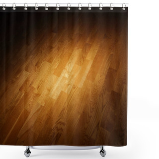 Personality  Artistic Parquet Floor Shower Curtains