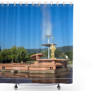 Personality  Geyser In Town Of Sapareva Banya Shower Curtains