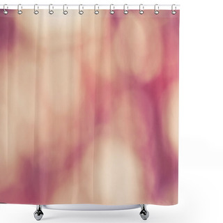 Personality  Abstract Blur Sweet Color Bokeh Lighting As Background Shower Curtains