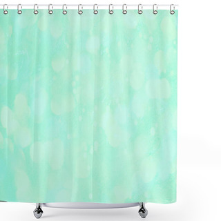 Personality  Abstract Textured Color Background. Mint Green Shower Curtains