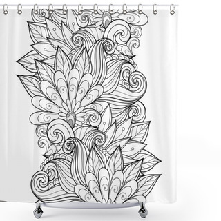Personality  Abstract Floral Pattern Shower Curtains