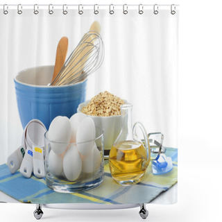 Personality  Baking Utensils Shower Curtains