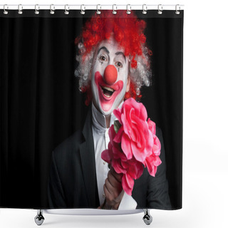 Personality  Clown Date Love Shower Curtains