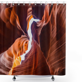 Personality  Lower Antelope Canyon In The Navajo Reservation Near Page, Arizona USA Shower Curtains