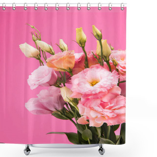 Personality  Beautiful Pink Flowers Shower Curtains