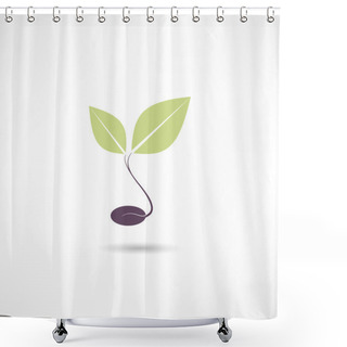 Personality  Plants Eco Icon Shower Curtains