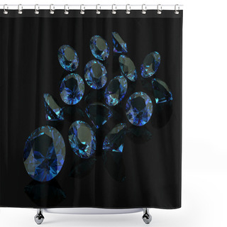 Personality  Alexandrite Shower Curtains