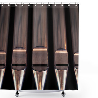 Personality  Organ Pipes Shower Curtains