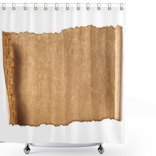 Personality  Blank Dirty Paper Texture Shower Curtains