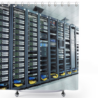 Personality  Network Server Room Shower Curtains