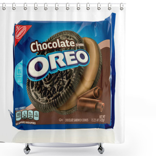 Personality  Package Or Oreo Shower Curtains