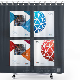 Personality  Brochure Template Layout, Cover Design Annual Report, Magazine, Shower Curtains