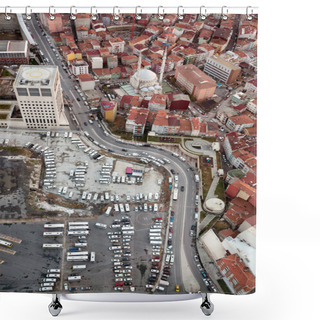 Personality   Aerial View Of Celiktepe Shower Curtains