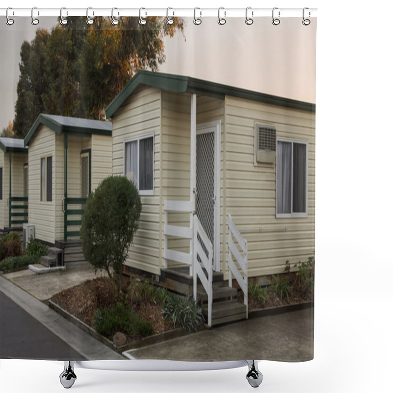 Personality  Holiday Homes In Tourist Park Shower Curtains