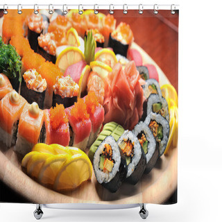 Personality  Sushi Roll Shower Curtains
