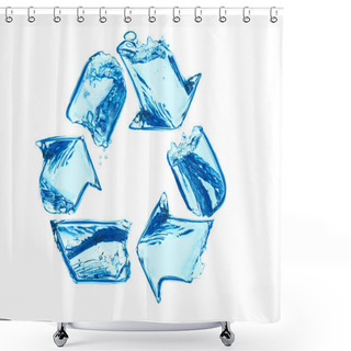 Personality  Recycle For Clean Water Shower Curtains