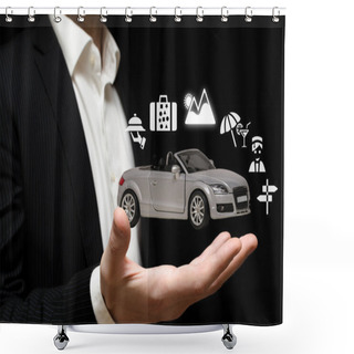 Personality  Holiday Car Shower Curtains