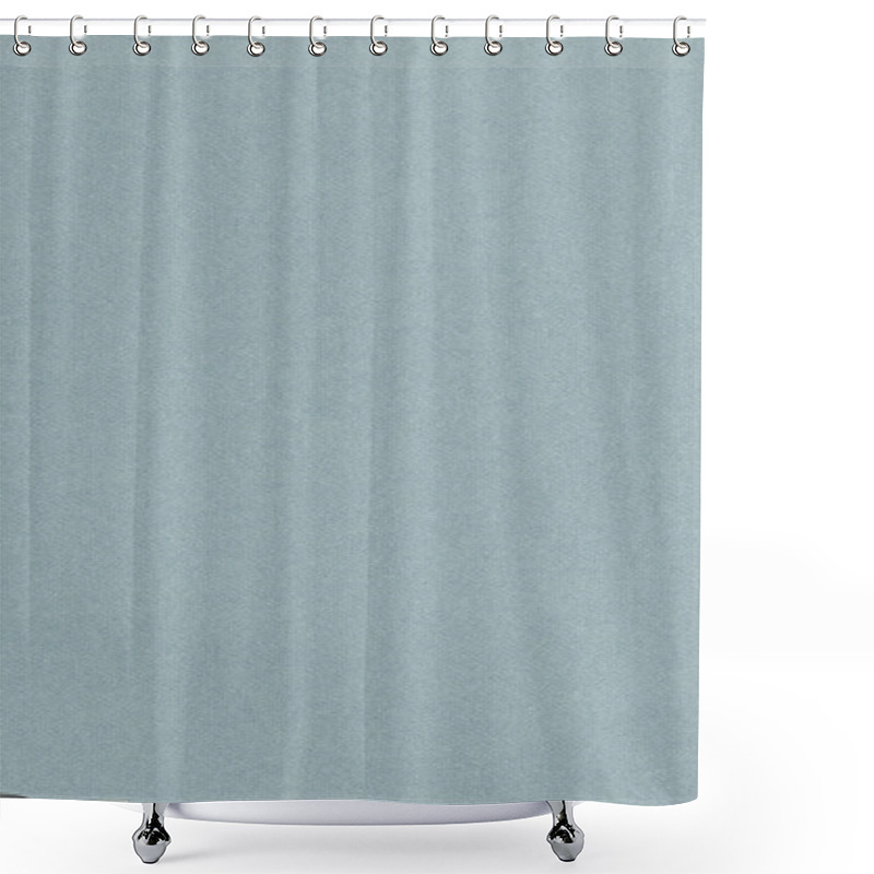 Personality  Pale Blue Colored Paper Texture. Graceful And Refined Mobile Phone Wallpaper. Light Gray Vertical Background. Summer Backdrop. Textured Surface, Fibers And Irregularities Are Visible. Top-down Shower Curtains