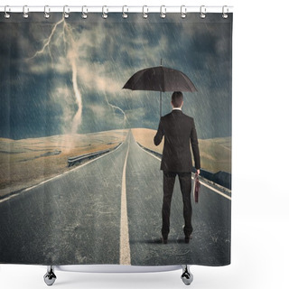 Personality  Difficult Way Shower Curtains