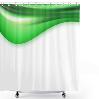 Personality  Fondo Verde Shower Curtains
