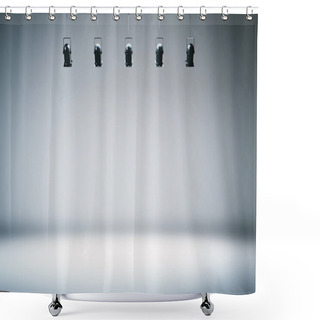 Personality  Spotlight Background Shower Curtains