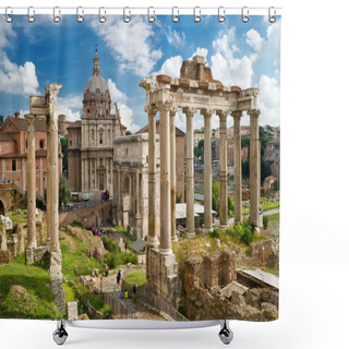 Personality  Roman Forum In Rome Shower Curtains