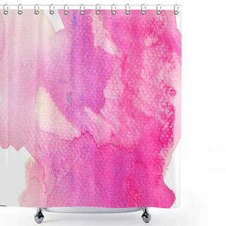 Personality  Magenta Watercolor Texture Background Shower Curtains