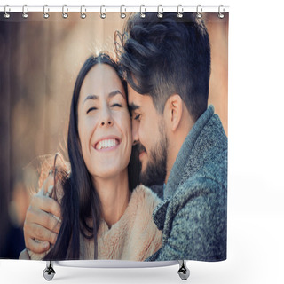 Personality  Happy Moments Together Shower Curtains