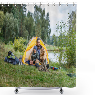 Personality  Tourism Shower Curtains