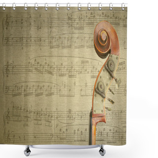 Personality  Handle Cello Shower Curtains